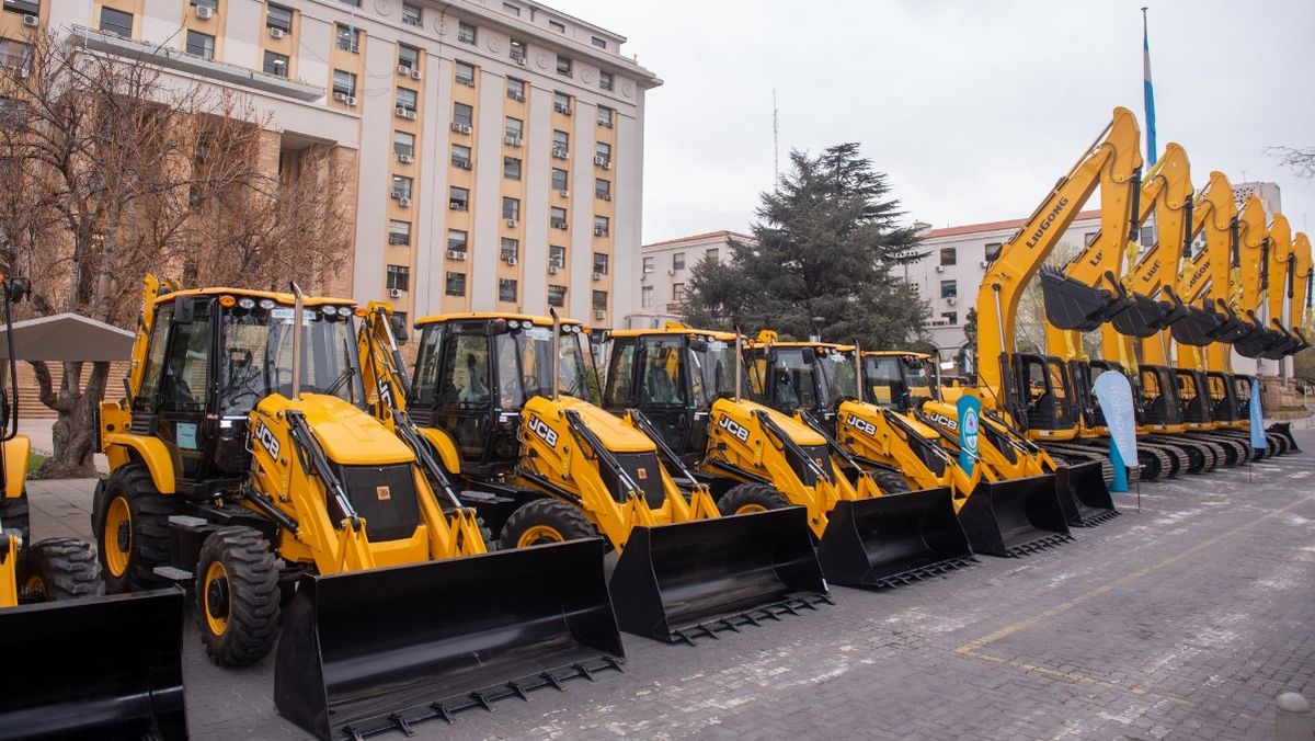 Las nuevas máquinas que utilizará Irrigación en Mendoza.