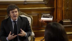 Javier Milei fue entrevistado por la BBC.