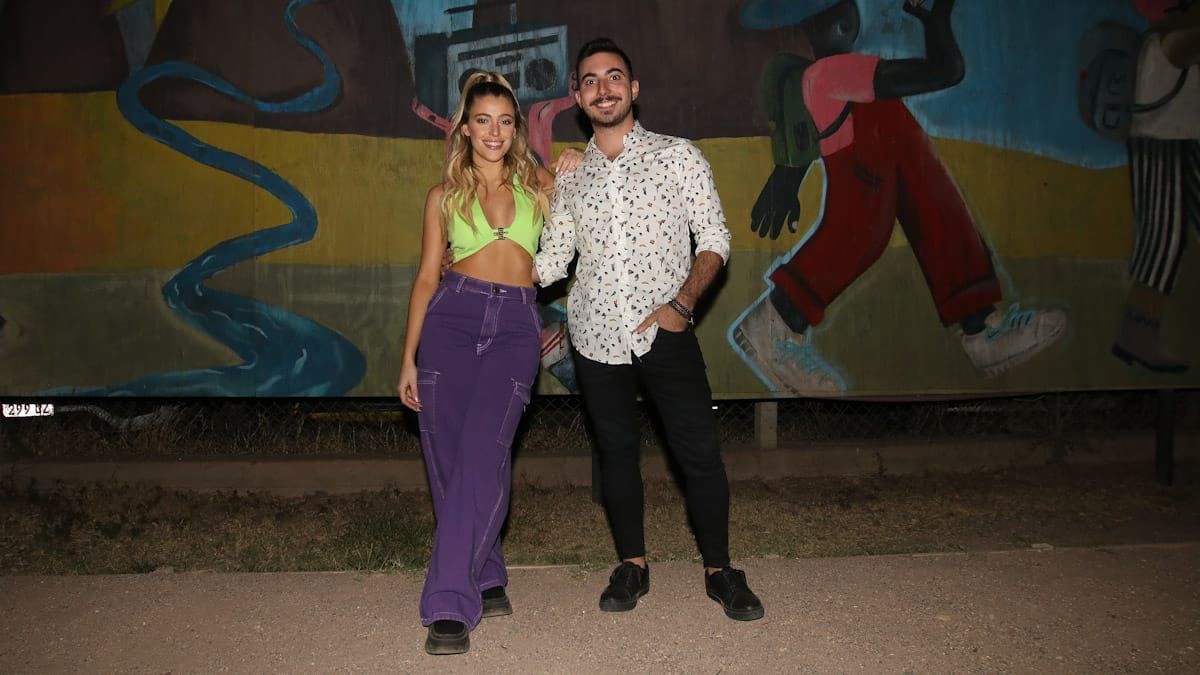 Clari Ceschín y Lucas Castro.