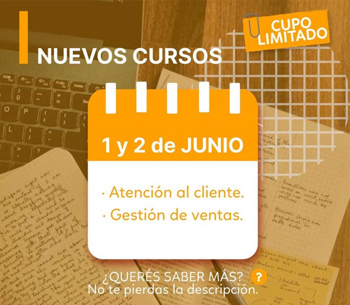 Las capacitaciones se complementan con los programas Enlace y Enlazados. 