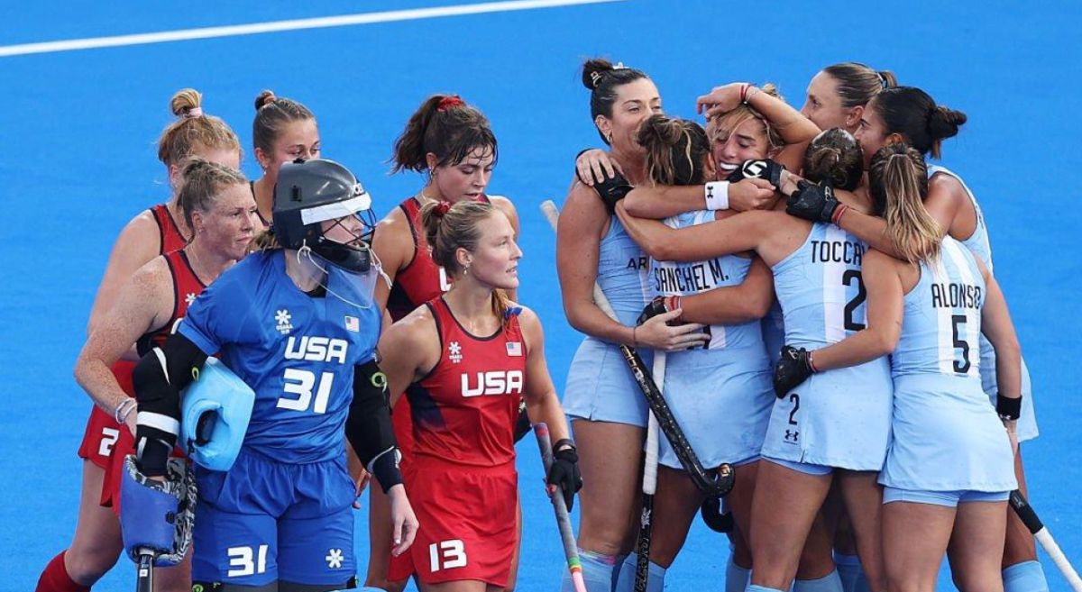 Buen triunfo de Las Leonas en su debut en los Juegos Olímpicos París 2024.