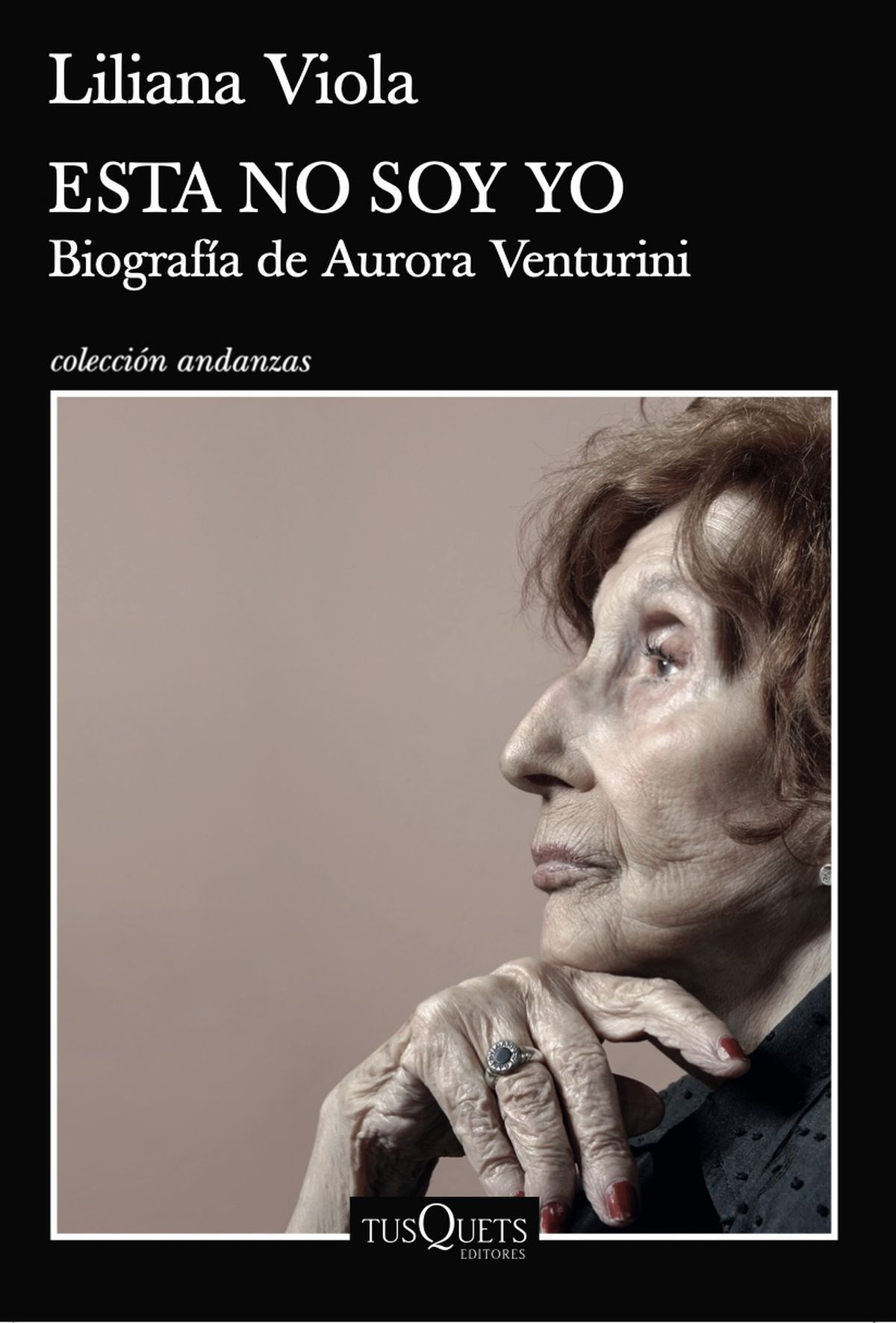 Tapa de la Biografía de Aurora Venturini. Tapa de la Biografía de Aurora Venturini.