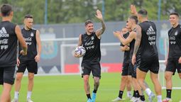 Argentina se entrenó por última vez antes de viajar a Chile