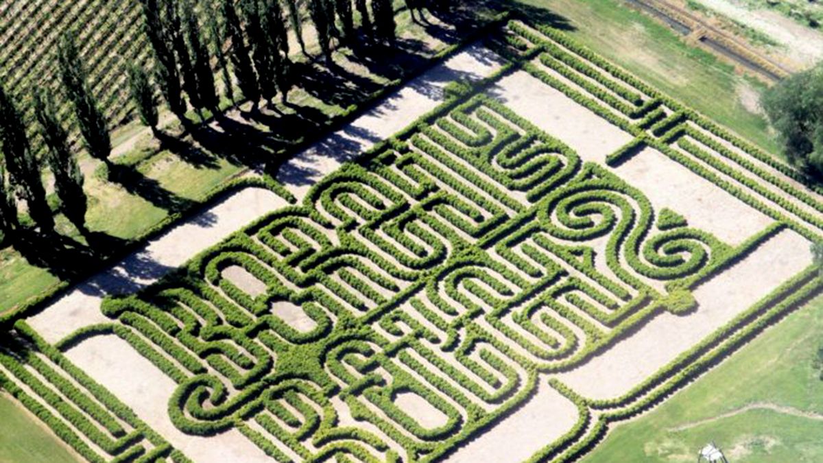 El Laberinto de Borges uno de los destinos para conocer en Mendoza con el programa Sale Finde.