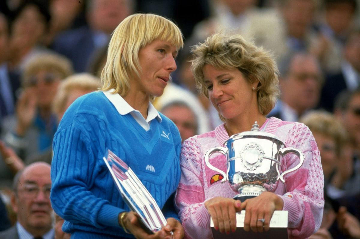 Martina Navratilova (a la izquierda de la imagen) fue una de las tenistas más destacadas de la historia.