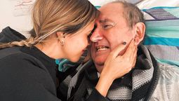 Daniela Gutiérrez junto a su papá que lleva 7 años luchando contra la ELA. Daniela Gutiérrez junto a su papá que lleva 7 años luchando contra la ELA.