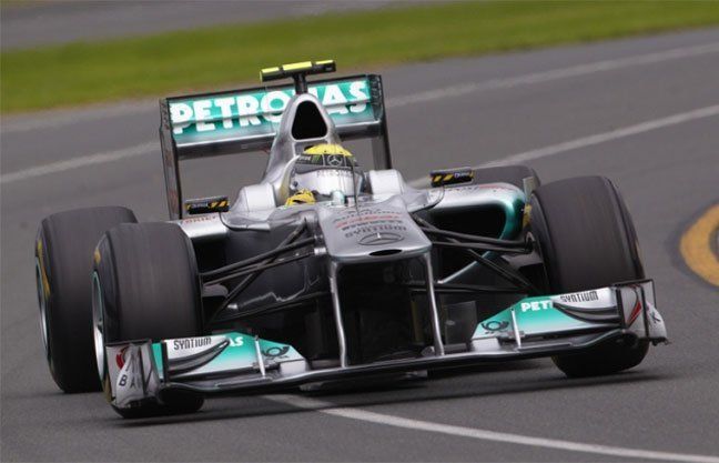 Nico Rosberg dominó en China con su Mercedes Benz