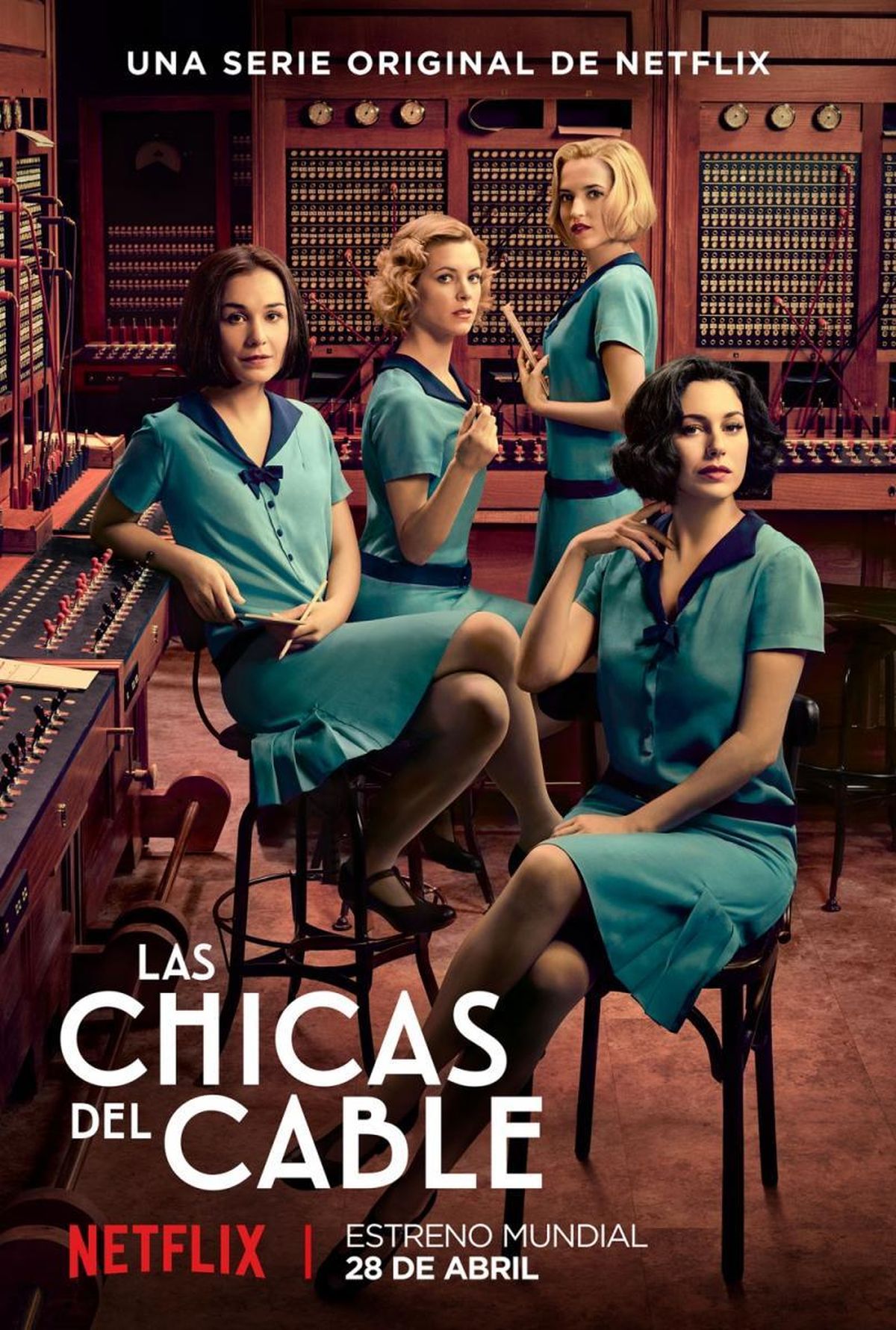 Blanca Suárez, Yon González, Ana Fernández García y Maggie Civantos. La cuatro actrices españolas protagonizan Las chicas del Cable. Blanca Suárez, Yon González, Ana Fernández García y Maggie Civantos. La cuatro actrices españolas protagonizan Las chicas del Cable.