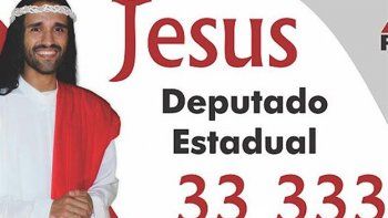 Jesus, Cara de Hamburguesa y Bin Laden, candidatos en Brasil