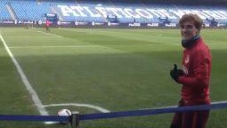 Griezmann ganó una curiosa apuesta gracias a un gol olímpico