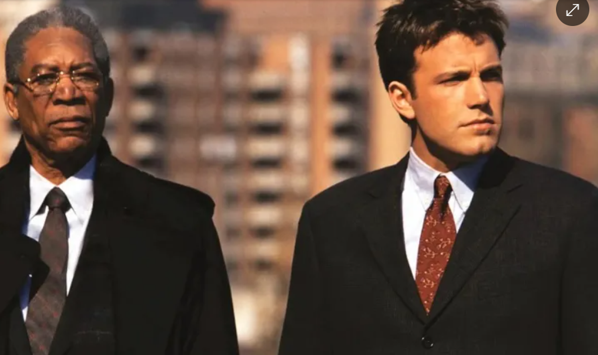 Peliculón. Netflix tiene una tremenda película con Ben Affleck y Morgan Freeman.