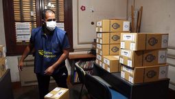 Durante el operativo logístico un total de 104.419 urnas se reparten en los sitios autorizados para votar en las elecciones legislativas.