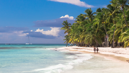 Este paraíso del Caribe tiene playas de arena blanca y aguas cristalinas.