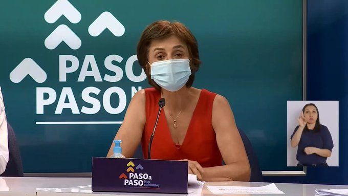 Paula Daza anunció la cuarentena obligatoria para todos los que ingresen a Chile.