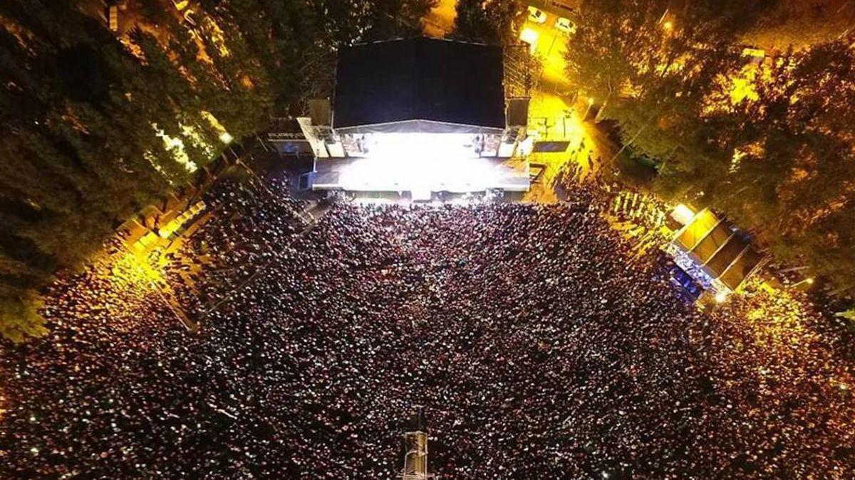 El Rivadavia Canta al País tuvo mucha concurrencia en la edición 2019.