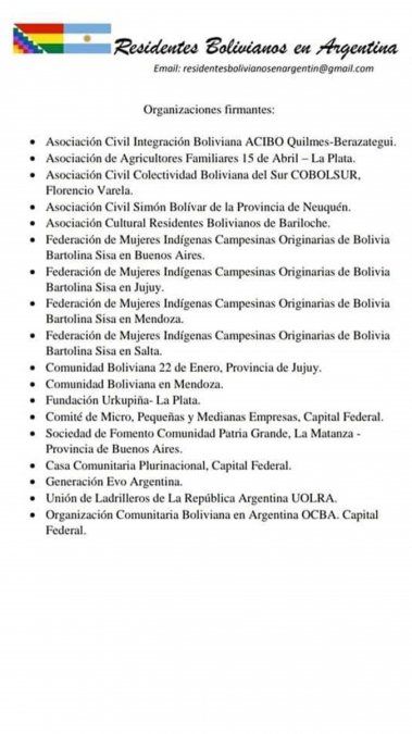 Comunidades bolivianas del todo el país piden justicia por la familia amenazada y atacada&nbsp; en Mendoza