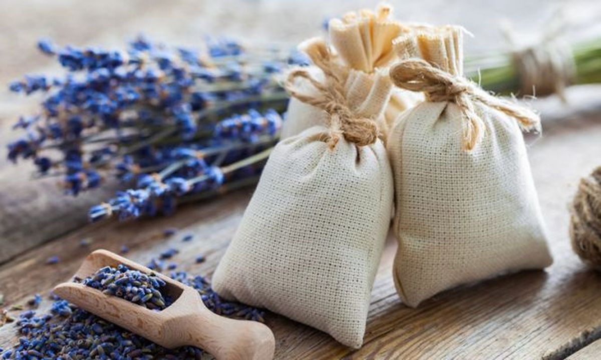 Las bolsitas de naranja previenen las polillas en el placard. Las bolsitas de naranja previenen las polillas en el placard.