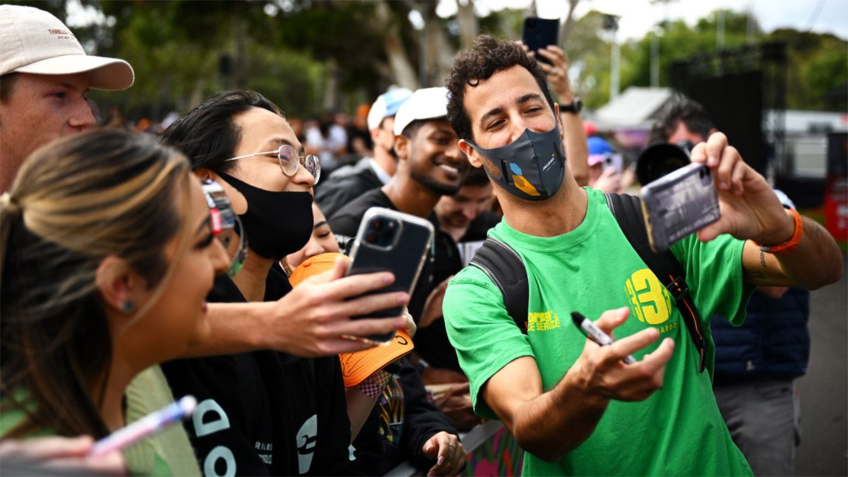 El australiano Daniel Ricciardo (McLaren) hace de local en la tercera fecha de la F1 2022.
