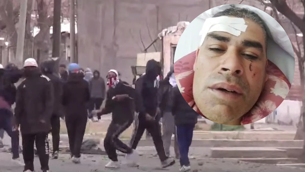 Los incidentes de las últimas horas dejaron a varios policías heridos.