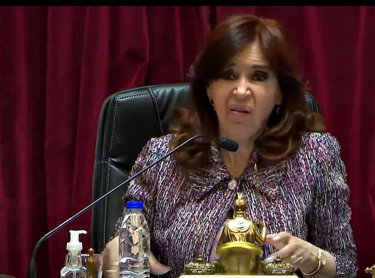 El elocuente gesto de Cristina Kirchner que se viralizó en las redes sociales.