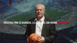 El Beto Alonso protagonizó el video por un nuevo aniversario de River.