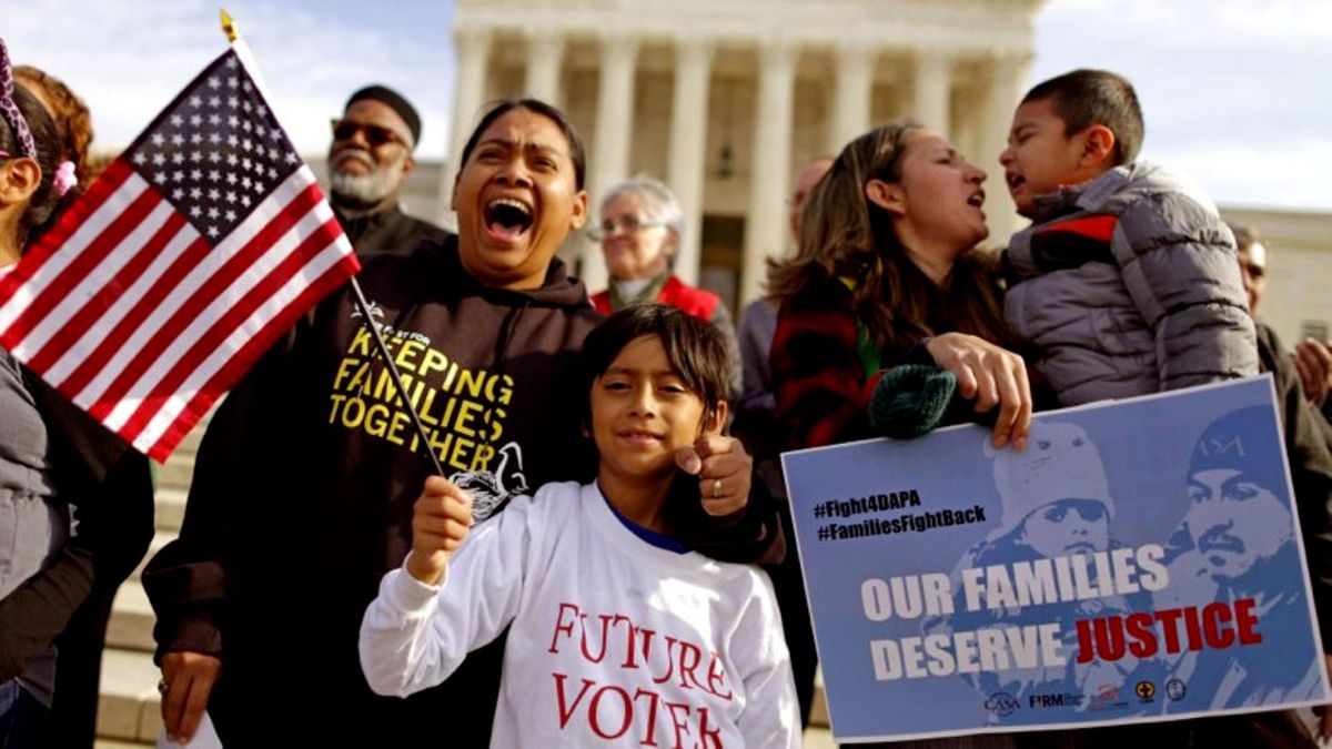 Familias inmigrantes en Estados Unidos. Familias inmigrantes en Estados Unidos.