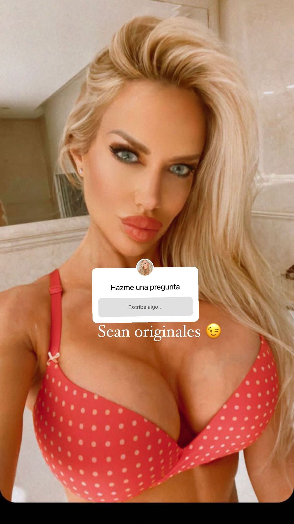 Luciana Salazar en lengerie y primer plano a su brassier, se atrevió a lo que ninguna y es descomunal. Luciana Salazar en lengerie y primer plano a su brassier, se atrevió a lo que ninguna y es descomunal.