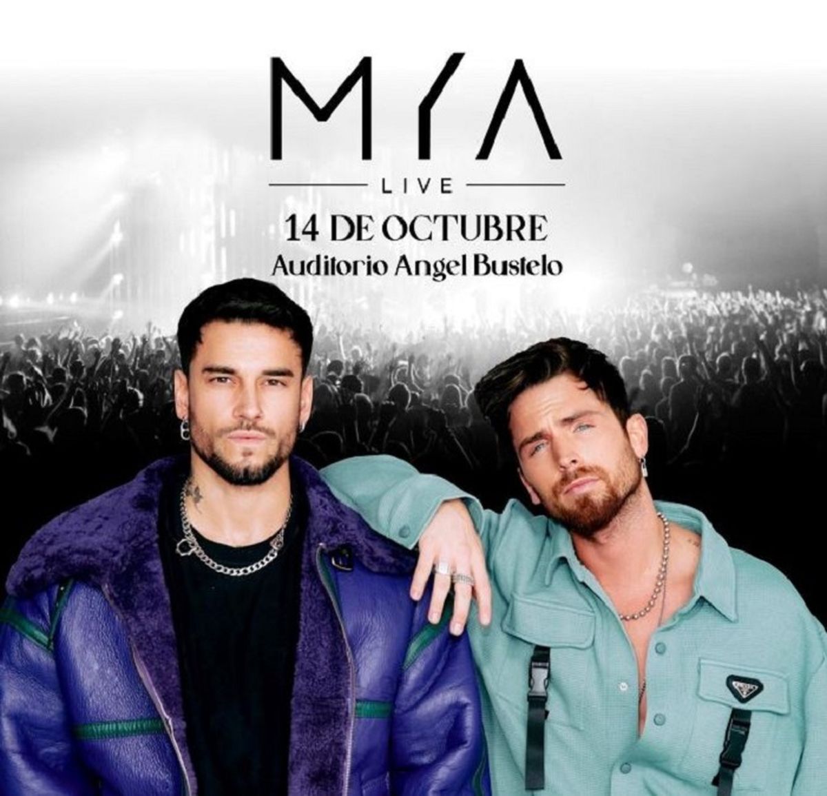 MYA se presentarán en Mendoza este sábado 14 de octubre en el Auditorio Ángel Bustelo. MYA se presentarán en Mendoza este sábado 14 de octubre en el Auditorio Ángel Bustelo.