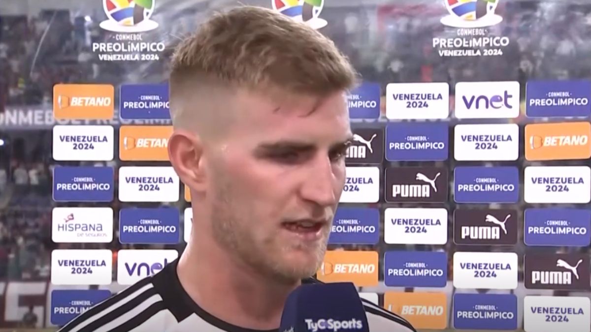 Nicolás Valentini fue clave en la clasificación de la Selección argentina Sub 23 a los Juegos Olímpicos París 2024