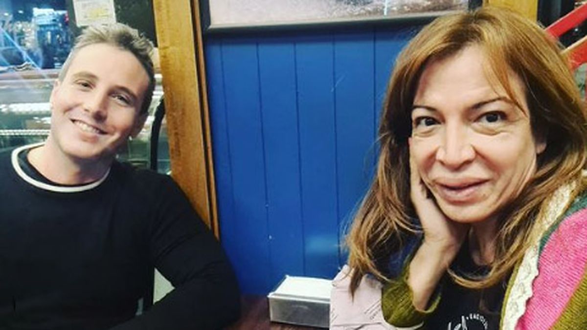 Lizy Tagliani su novio Sebastián Nebot.