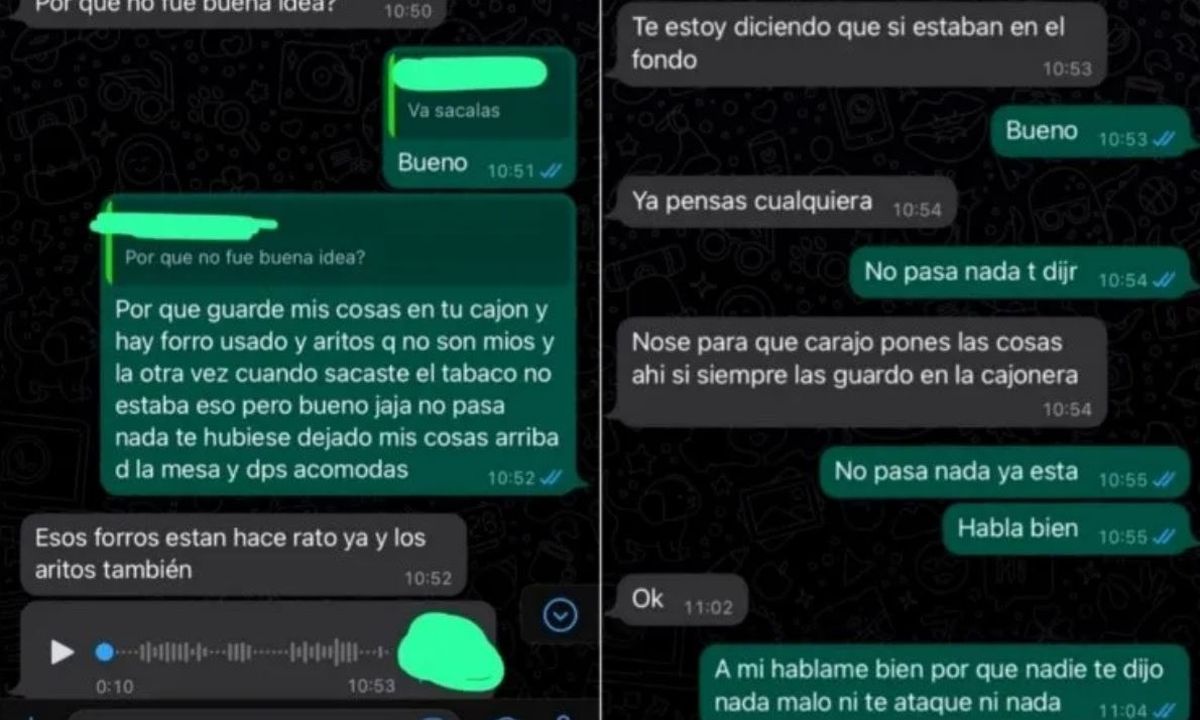 Pirata. Le ordenó la habitación al novio y descubrió algo horrible.