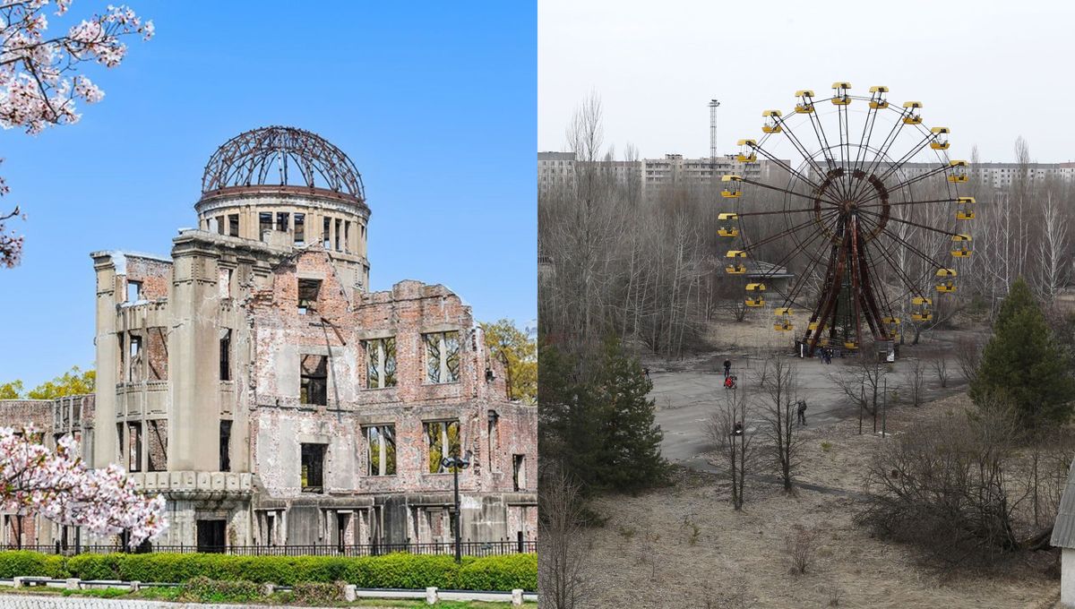 Hiroshima y Chernobyl: dos marcas nucleares en la historia.