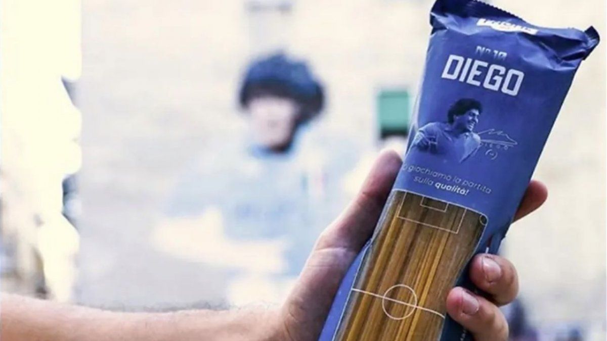 Pasta Maradona se venderán desde el 10 de noviembre.