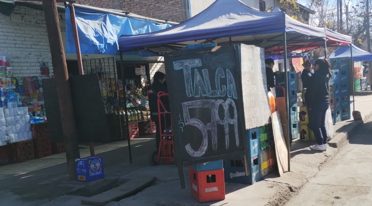 El negocio donde se halló la leche que estaba prohibida para la venta.