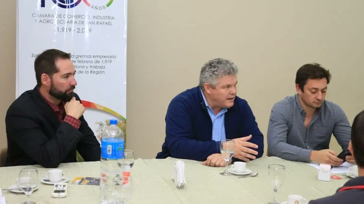 Antolín y Bianchi, en la previa de las elecciones de San Rafael. Antolín y Bianchi, en la previa de las elecciones de San Rafael.