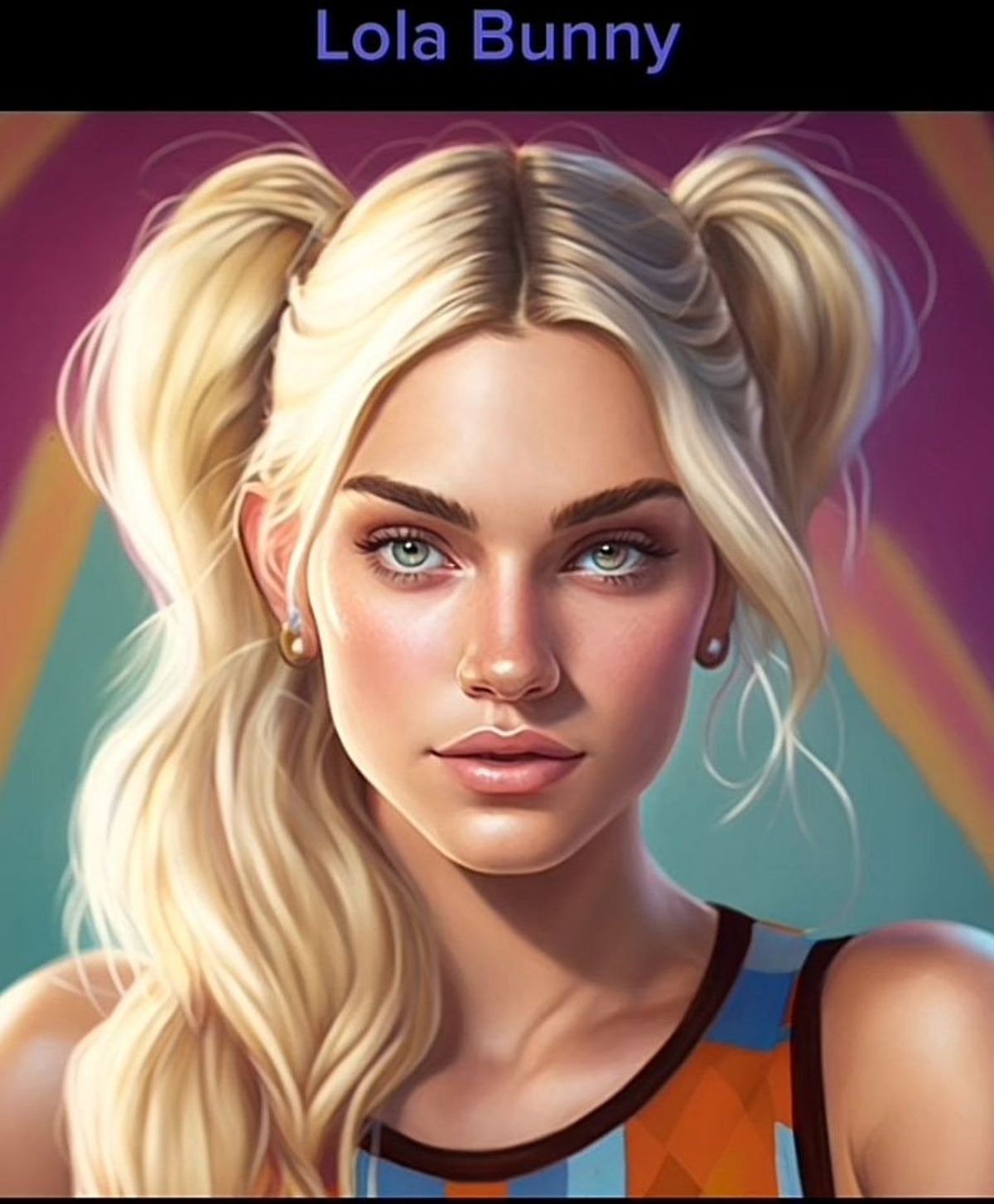 Así es Lola Bunny en su versión humana, según la Inteligencia Artificial