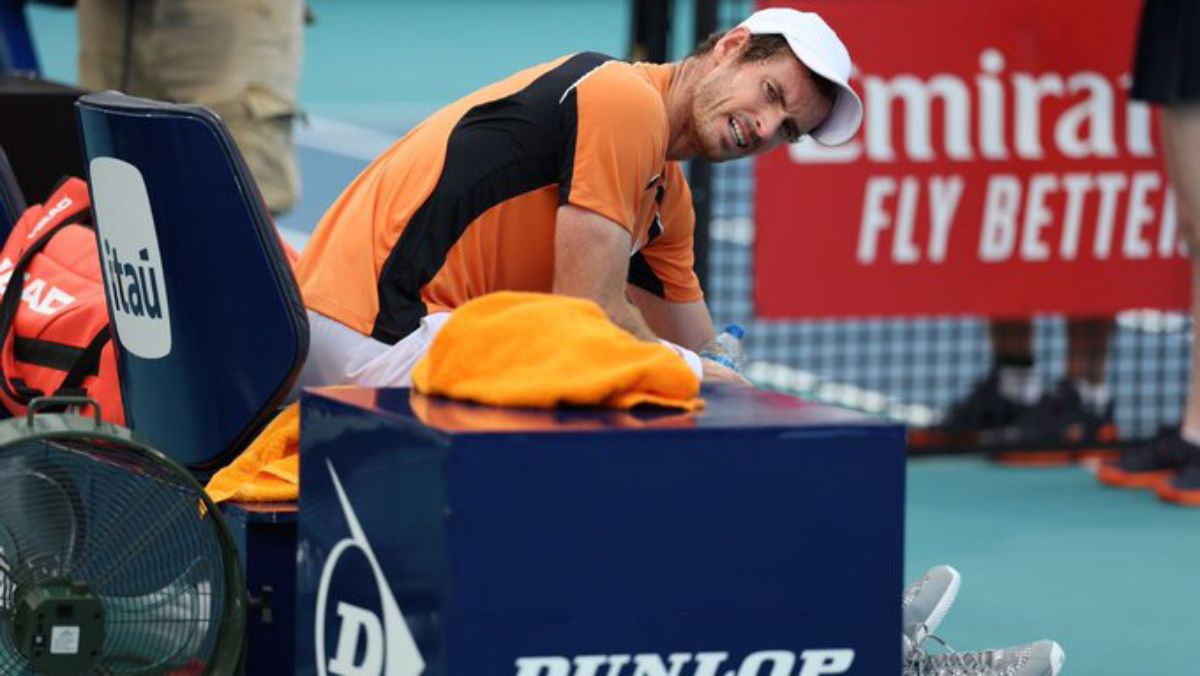 Murray estará inactivo por varias semanas.