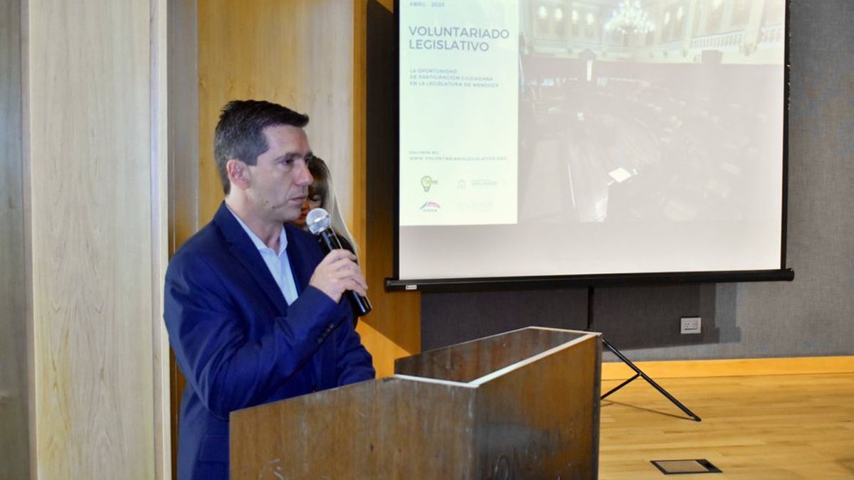 El presidente de la Cámara de Diputados, Andrés Lombardi.