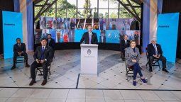 El Presidente destacó la unidad con gobernadores para enfrentar la pandemia