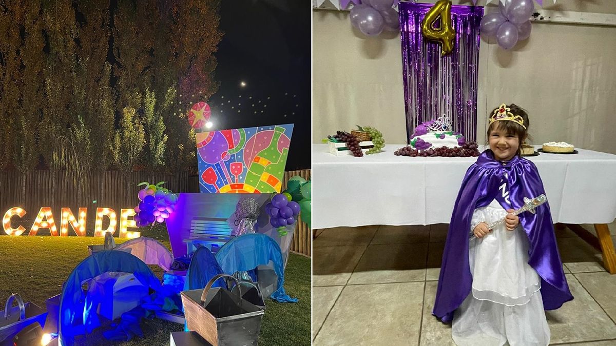 Cande festejó sus 4 años con la temática de Vendimia.