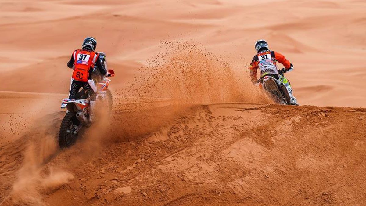 Stefano Caimi (37) completó la novena etapa del Rally Dakar 2023