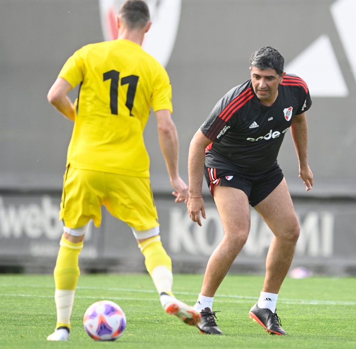 Matías Biscay se prendió al amistoso