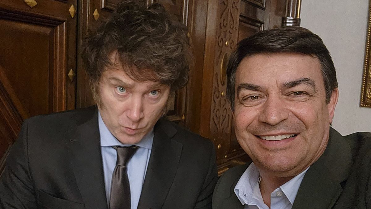 Omar De Marchi mantuvo una reunión de amigos con Javier Milei