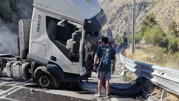 Accidente con un camión en la ruta a Chile afectó el tránsito cerca de la frontera