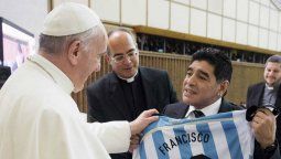El papa Francisco recordó a Maradona