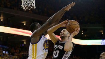 Los Spurs, con Manu Ginóbili, reciben a Golden State intentando descontar