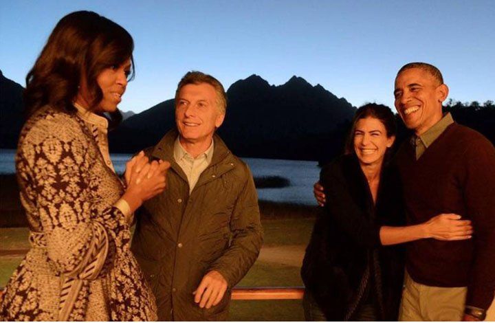 Bariloche quedó chocho con Barack Obama