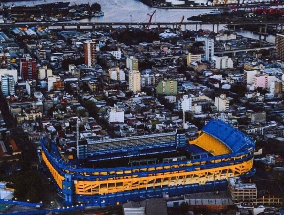 La cancha de Boca, cerca del Riachuelo. / gentileza La cancha de Boca, cerca del Riachuelo. / gentileza