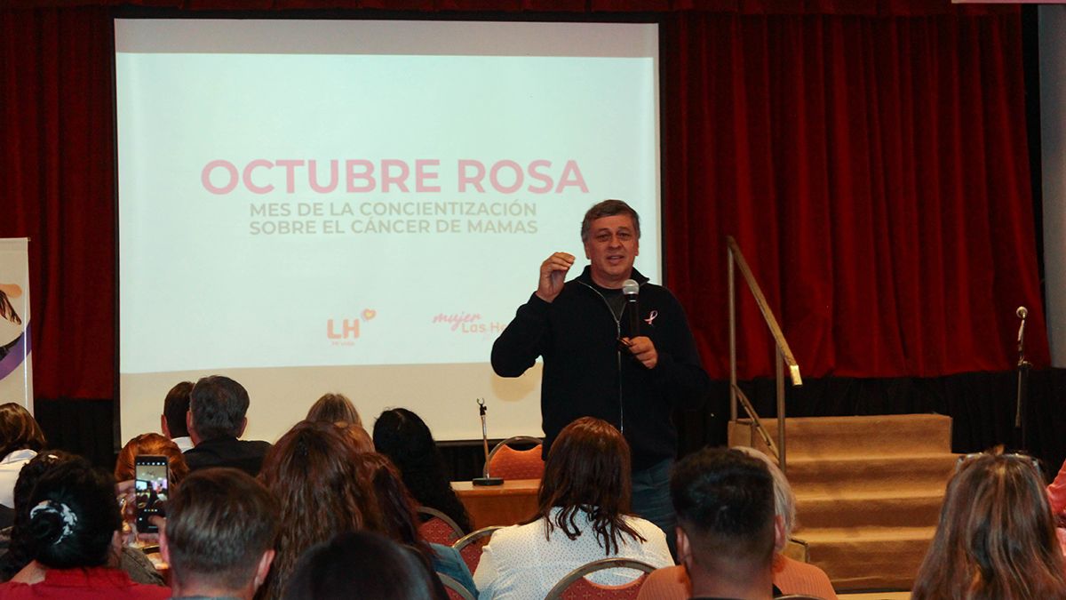 El intendente Daniel Orozco fue parte de las acciones de concientización.