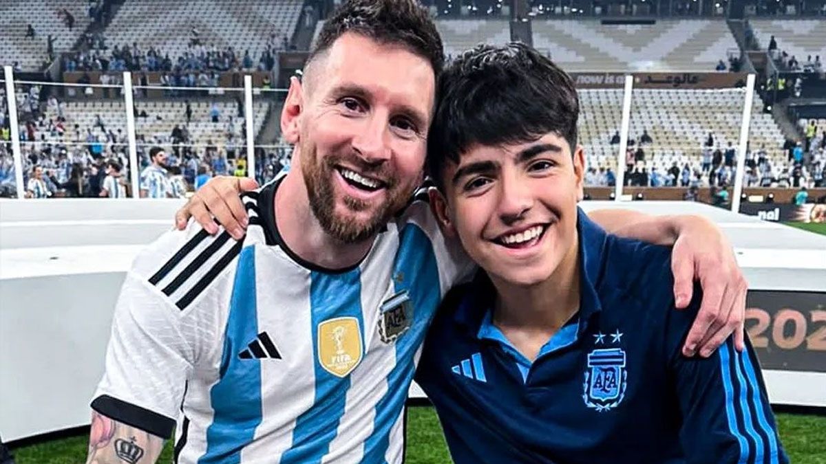 Lionel Messi y Benjamín